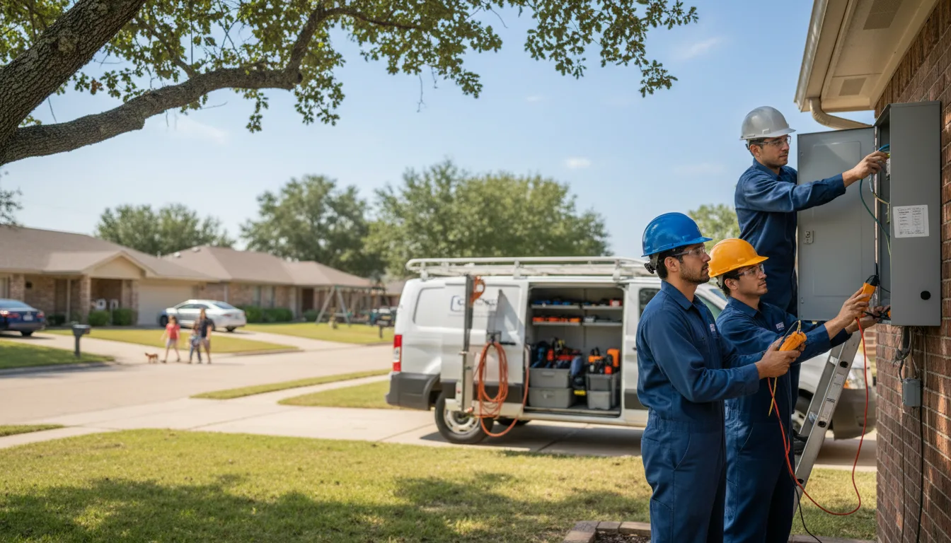Certified electrician providing emergency electrical services in New Philadelphia, PA